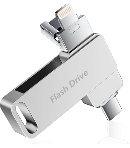 Vackiit Apple MFi認証 256GB iPhone用USBメモリ Type-C 3in1
