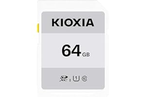 KIOXIA(キオクシア) 旧東芝メモリ SDカード 64GB SDXC UHS-I対応 Class10 (転送速度50MB/s) 日本製 国内正規品 メーカー保証3年 KTHN-NW064G