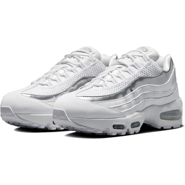 Amazon | [ナイキ] AIR MAX 95 ESSENTIAL ホワイト 白 CT1268-100 エア