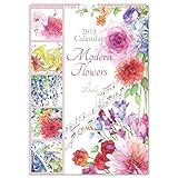 フロンティア 2019年 カレンダー 壁掛け モダンフラワー L CAL-17