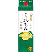 Amazon.co.jp: Kiku Masamune Remon Cold Sake Pack, 6.1 fl oz (1,800
