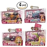 バンドルの4、Bratz Babyzファッションパックsleep-over、完璧クール、プリンセス、ソフトボール