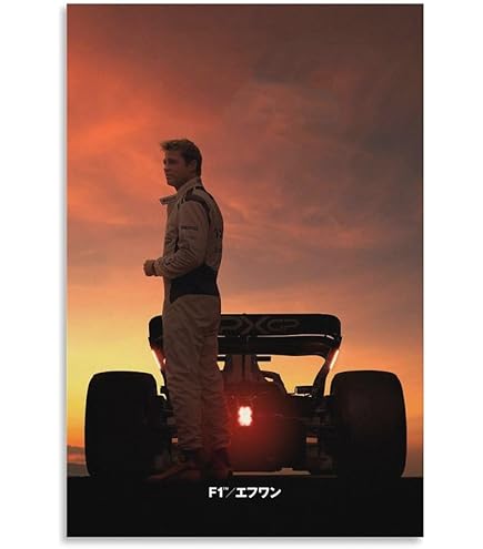 Amazon.co.jp: 映画ポスター エフワン F1 ブラッドピッド 11×17インチ