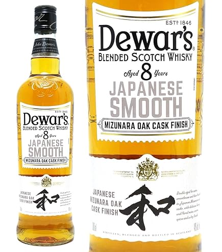 Amazon.co.jp: デュワーズ 8年 和 ジャパニーズ スムース ミズナラ