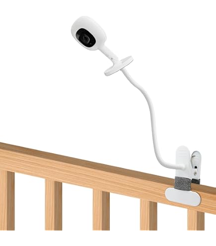 Support Sol Pour Moniteur Bébé Lollipop – Flexible En Silicone – Hauteur 1,5 M – Installation Sans Outil – Vue Aérienne