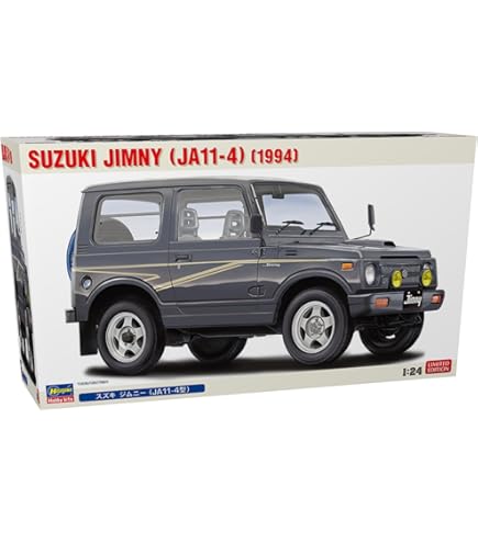 スズキ ジムニー 1/24 スケールモデル Amazon | ハセガワ(Hasegawa) 1/24 スズキ ジムニー(JA11-3型) w