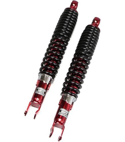 ★☆エンデュランス　リアサスペンション　335mm NMAX PCX シグナス Amazon | エンデュランス バイク リア サスペンション 黒ボディ 青