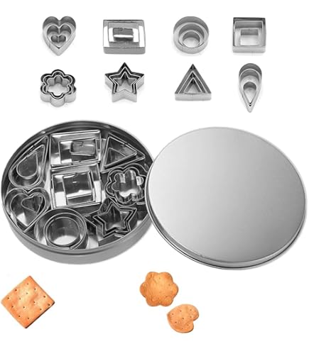 Amazon｜Kingsie 野菜抜き型 クッキー型花 ステンレス製 抜き型セット