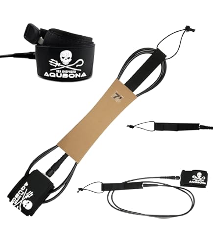 エリックアラカワ ショートボード フィン、リーシュコード、ケース付き サーフボード リーシュコード リーシュ 6ft ショートボード 用