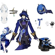 Amazon.co.jp: 原神 フリーナ コスプレ衣装 Furina フォンテーヌ 水神 