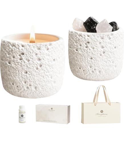 Amazon.co.jp: fiorifiore アロマキャンドル＆精油 天然石