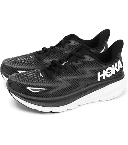 Amazon.co.jp: [HOKA ONEONE] CLIFTON 9 30CM BLACK/WHITE : ファッション