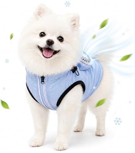 Amazon | GLULU AIR COOL WAN 犬用空調ウェア、ペット用冷却服、熱中症