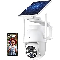 500万超高画素・高効率充電一体型・屋外 ソーラー　工事不要 遠隔操作 家族共有 Amazon.co.jp: 【2025強化版500万超高画素・コスパ最高】 防犯