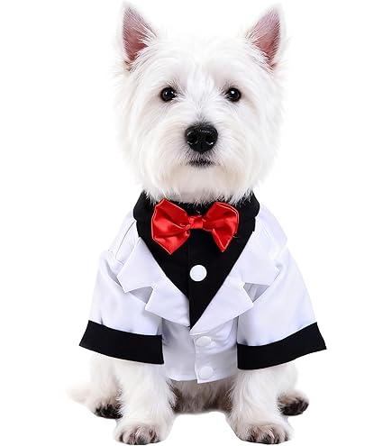 Amazon | 犬の服、パーティーの結婚式の犬の服、スーツタキシード猫
