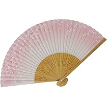 Amazon | [おしゃれ kimono いろは] 扇子 高級絵付扇子 日本製