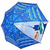 子供 傘 カサ プラレール 窓付き 親骨 丸骨 手開き ワンタッチ 雨傘 雨具 はやぶさ 男の子 fo-plkasa 45cm