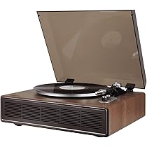 レコードプレイヤー（Bluetooth接続対応） Amazon.co.jp: Hoshikou Denpa ヴィンテージ レコードプレーヤー