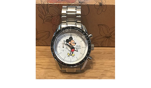 Amazon Co Jp ビームス ミッキー 腕時計 オーバーザストライプス 美品 Beams Disney 腕時計