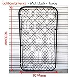 ＜直輸入アメリカンプロダクト＞ カリフォルニアフェンス ：マットブラック （LARGE ： 183×107cm） 【外壁/DIY/ガレージング/エクステリア/アメリカン雑貨/アメ雑】