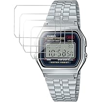 Amazon.co.jp: 【4枚入り】For CASIO A168WA-1A2WJR 保護フィルム3D 