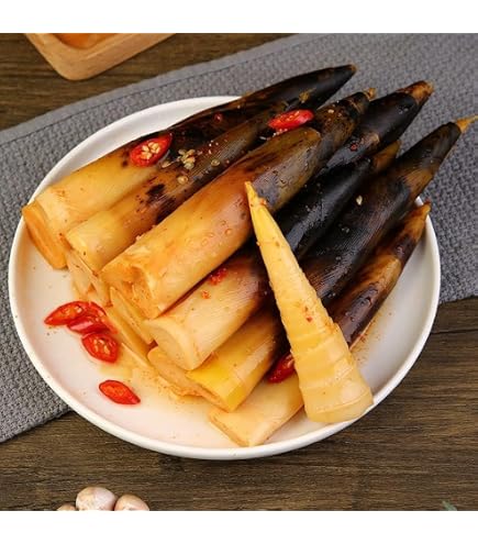 Amazon | 中国の唐辛子の渍物のお菓子 辛い軽食 手剥笋230g/袋 春の
