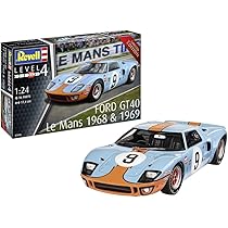 Ford GT40 1968 Le Mans 1/24 3点 Amazon.co.jp: German Level 07696 1/24 Ford GT40 Le Mans 1968