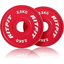 Amazon | RITFIT 競技用バーベルプレート 高精度 ダンベルプレート