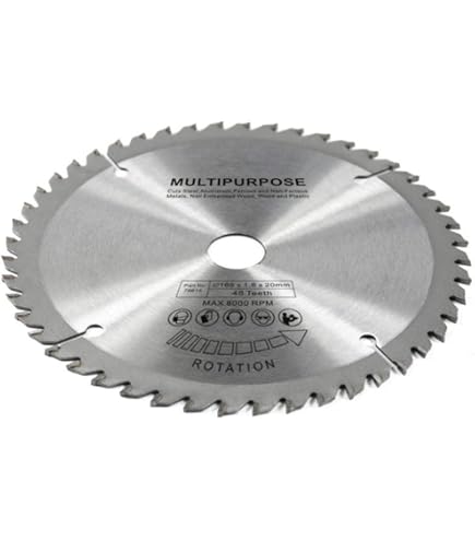 Evolution Power Tools F255TCT-24T Multi-Material Blade For Mitre Saws And Table Saws - Metal, Plastic, Laminate, Wood (Even With Recessed Nails), TCT Carbide Tip, 255 Mm