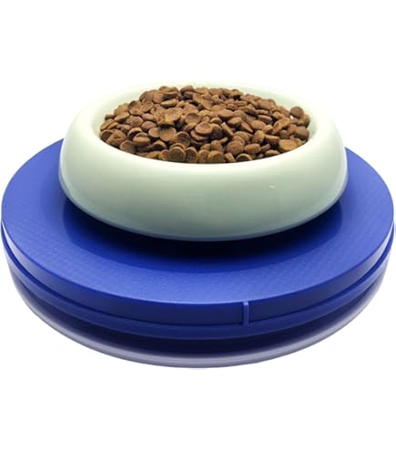 Elevated Ceramic Pet Bowls With Stand | No-Spill Adjustable Height Dog Cat Bowls | Anti Vomiting Raised Feeder For Medium Small Pets