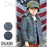 (ディラッシュ) DILASHデニム中綿入りボアジャケット/秋 ベビー キッズ 男の子 80 サックス