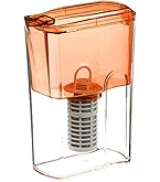 Amazon | ガイアの水135 ポット型浄水器（カートリッジ付） (オレンジ
