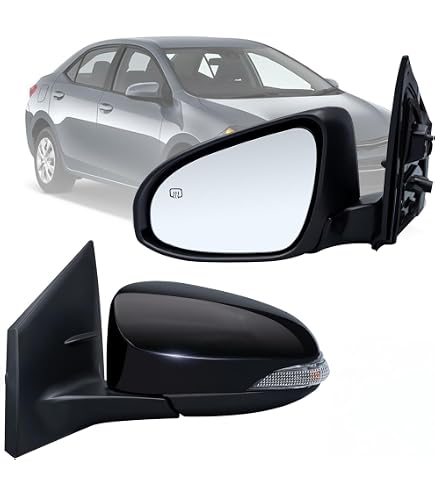 Door Mirror LEFT With LED Blinker POWER FOLD fits Corolla ZRE Hatch 09