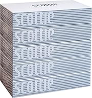 スコッティ ティシュー 400枚(200組) 5箱 ホワイトパッケージ