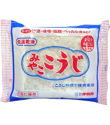 Amazon.co.jp: 伊勢惣 みやここうじ (四角型）200g(乾燥米麹)1ケース