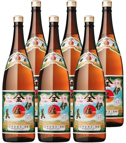 Amazon.co.jp: 元祖プレミア！伊佐美 25度 1800ml×6本 芋焼酎 甲斐商店 