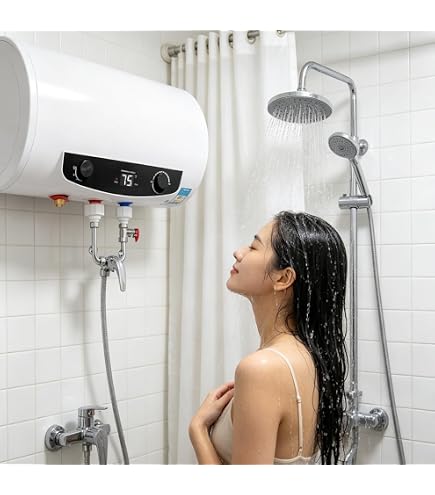 Amazon | 電気温水器小型 電気給湯器 瞬間湯沸かし器 シャワー・水栓