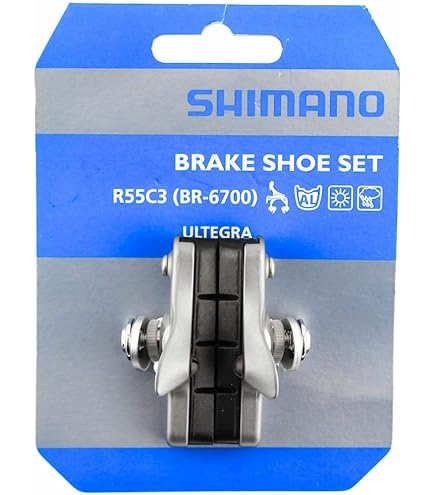 Shimano R55C4 Brake Pads - 2 Pairs With Bolts For Dura Ace, Ultegra, 105 Road Bike Brakes