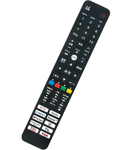 Amazon | スマートテレビ用リモコン fit for TCL RC610JJR1 RC610JJR2
