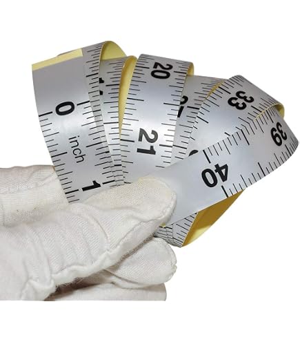thumbnail image 2 of 10 Pack Self-Adhesive Measuring Tape Stickers - 36 Inch Double Scale Rulers For Workbenches 2 of 9