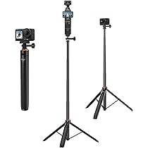 Amazon | DJI Osmo Pocket 3用 伸縮式旅行用 三脚/自撮り棒/一脚兼用