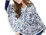 DWSIOOW　多機能で360度安心　授乳ケープ　授乳ポンチョ　授乳カバー　マタニティウェア　ボーダートップスにもなる　普段着にも使える　フリーサイズ　お出かけ便利　出産祝いにもオススメ (ローズーグ
