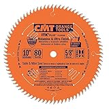 CMT P10080 5/8" Bore ITK Melamine & Ultra Finish Saw Blade, 10" x 80 Teeth [並行輸入品]