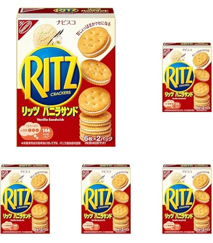 Amazon | モンデリーズ リッツバニラサンド 106g 1個 | RITZ
