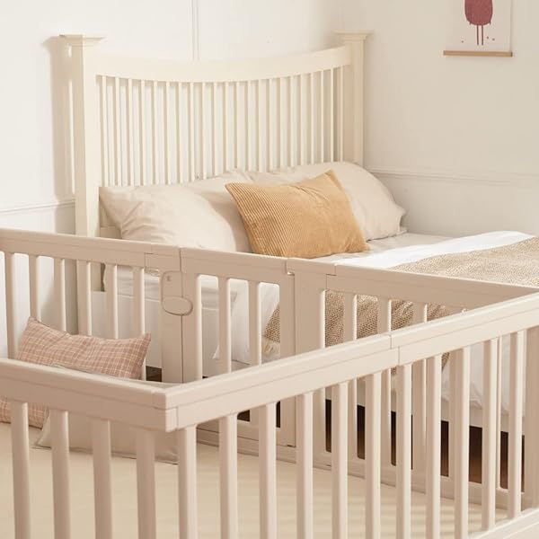 Amazon.co.jp: 赤ちゃん ベビーサークル 扉付き ハイタイプ ベビー