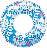 ヒオキ 浮き輪 ホワイトアロハウキワ 100cm