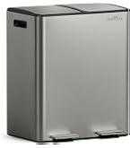 Amazon｜Lovewind ゴミ箱 2分別、30L×2台 キッチンゴミ箱 蓋付き 2
