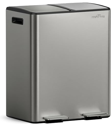 Amazon.co.jp: TZAVE ゴミ箱 ふた付き 分別 2×20L（ゴミ袋2ロール付き 