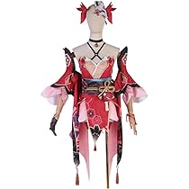 Amazon.co.jp: 崩壊：スターレイル 花火 コスプレ衣装【ウィッグ