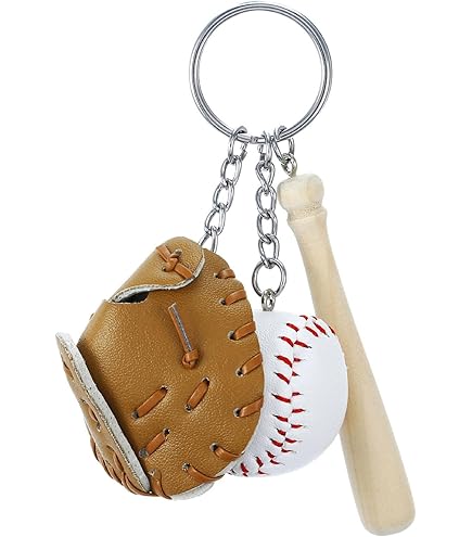 Amazon.co.jp: BluFied キーホルダー 野球 キーチェーン 野球ボール